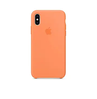 Чехол силиконовый soft-touch RCI Silicone case для iPhone X оранжевый Papaya М 139