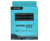 Автомобильный Bluetooth трансмиттер Wireless receiver Etercycle bt 450 черный М 358