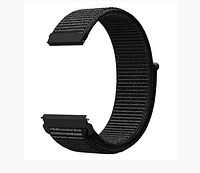 Ремешок DK Nylon Sport Loop 20mm для Смарт-Часов Huawei, Samsung, Xiaomi (black) М 1166