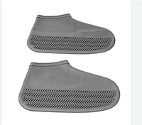 Бахіли-шкарпетки латексні водонепроникні на взуття. Сірі L (39-41 р ) М 919