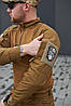 Чоловічий демісезонний комплект одягу "Kayman Military" койот, сорочка+штани, фото 3