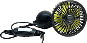 Автомобильный вентилятор на присоске 10,5 см (универсальная головка)