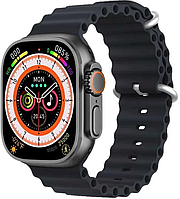Сенсорные смарт-часы T900 Ultra (Black)-ЛВP