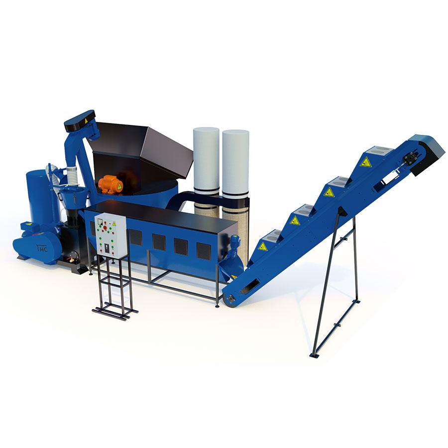 Обладнання для виробництва пелет і комбікормів МЛГ-1500 COMBI+ (продуктивність до 500 кг/год), фото 1