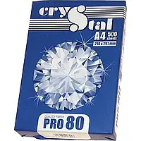 Папір для ксерокса A4 80 г/м2 Ф Crystal Pro 500 шт. (є 2 шт)