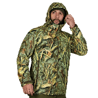 Куртка мисливська чоловіча тактична з капюшоном для кемпінгу та туризму Camotec Rubicon Storm XL Зелений TD9