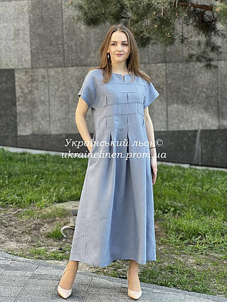 Сукня Кліко блакитна, фото 2