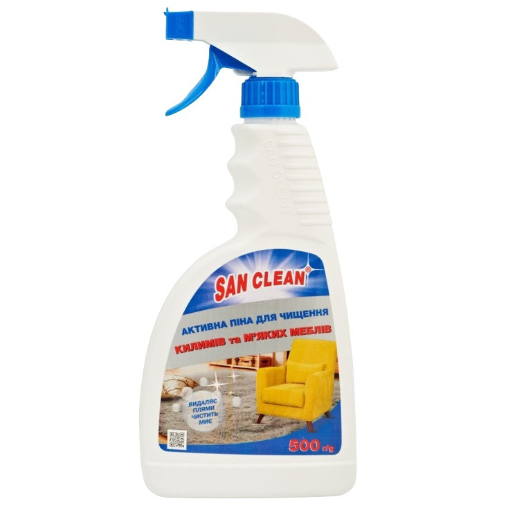 М/з для килимів та м'яких меблів 500мл Сан Клін "San Clean" з курком