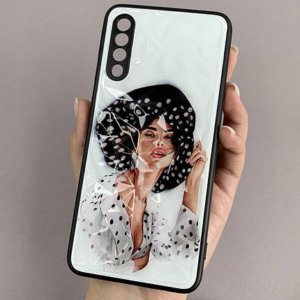 Чохол для Samsung Galaxy A50s Ladies з 3д ефектом дівчинка в капелюсі чохол на телефон самсунг а50с, фото 1