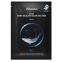 Балансирующая маска с акульим скваланом JMsolution Active Shark Squalane Balancing Mask Prime