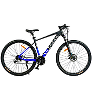 Велосипед спортивный Corso Antares 29" алюминиевая рама 19" черный синий AR-29103