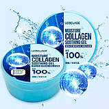 Гель з гіалуроновою кислотою заспокійливий Moisture Collagen Soothing Gel для обличчя та тіла, фото 5