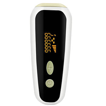 Лазерний фотоепілятор для видалення волосся W33, Білий / Домашній епілятор для обличчя та тіла / Епілятор фото-лазер