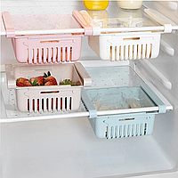 Подвесной компактный органайзер для холодильника Kitchen storage rack, Пластиковые полки для холодильника .