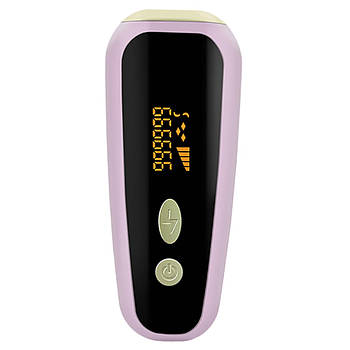 Лазерний фотоепілятор для видалення волосся W33, Рожевий / Домашній епілятор для обличчя та тіла / Епілятор фото-лазер