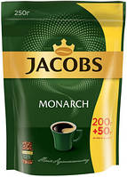 Растворимый кофе JACOBS Monarch 250 гр,Сублимированный кофе Якобс монарх