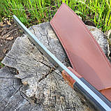 Мачете голок Mike, 44.5 см, 843 г, чохол пресшкіра,, фото 2