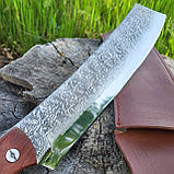 Мачете голок Mike, 44.5 см, 843 г, чохол пресшкіра,, фото 4