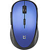 Мишка безпровідна DEFENDER Aero MM-755 |USB/5 кнопок/1800 DPI| Синій, фото 3