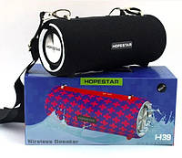 Беспроводная колонка Bluetooth H39 Hopestar, недорогая портативная колонка с микрофоном, USB и карта памяти