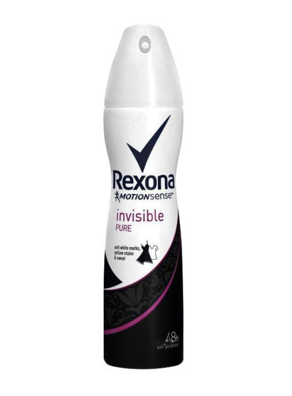 Дезодорант-спрей Rexona Invisible Pure 150мл (8712561845014)