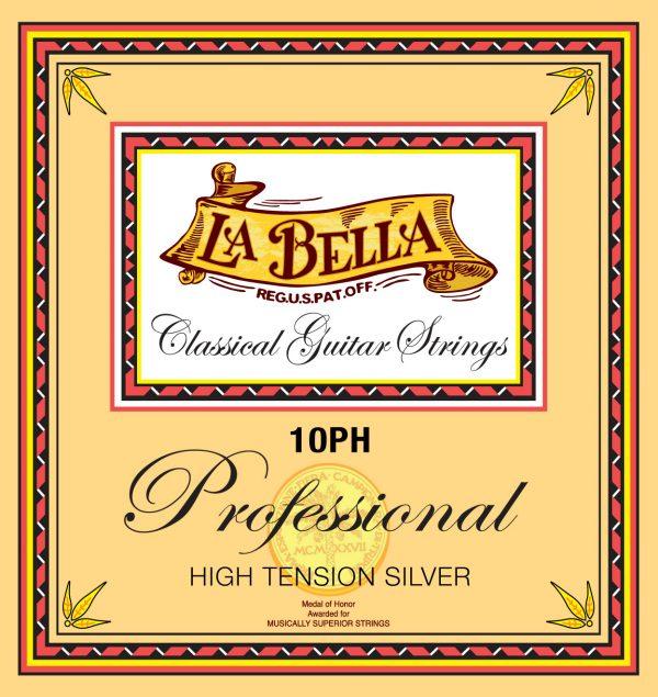 Струни для класичної гітари La Bella 10PH Professional Classical Guitar Strings High Tension Silver