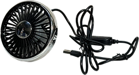 Автомобильный вентилятор светодиодные фонари по 5см 5В USB (В решетку раздува)