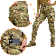Штани тактичні жіночі Pani Patrol Pro Multicam, фото 5