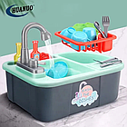 Дитячий ігровий інтерактивний набір, дитяча раковина з водою Dream play pool рожевий, фото 3