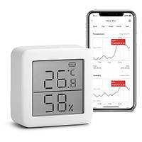 Умный комнатный термометр SwitchBot Thermpmeter And Hygrometer S1 Bluetooth, датчик температуры и влажности