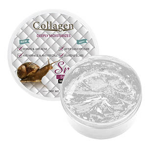 Гель для обличчя і тіла Collagen Snail Soothing з колагеном і муцином равлика, 300 мл