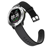 Смарт-часы Smart S18 (Black ремешок, Silver часы)-ЛBP