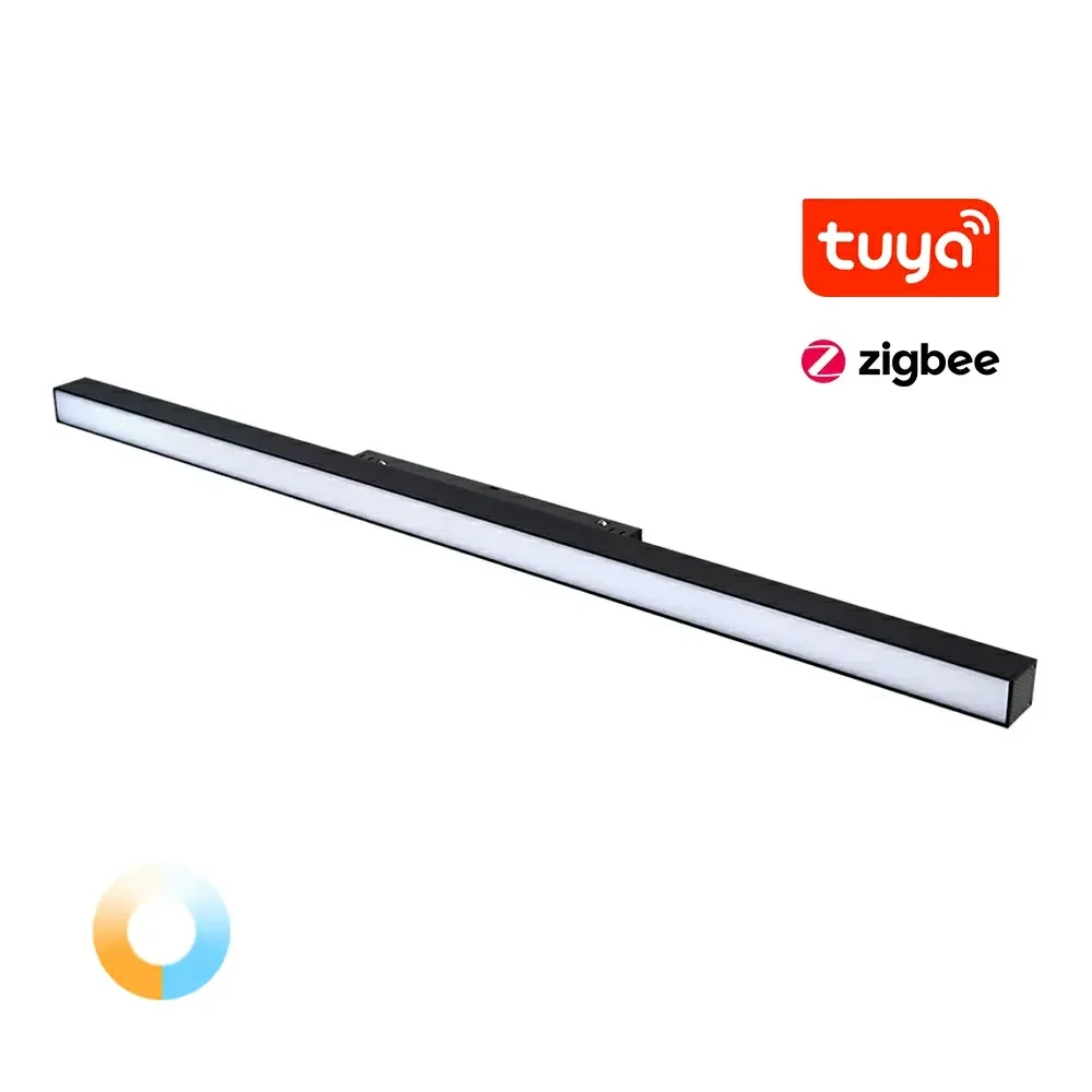 LED світильник трековий Mi-light TUYA CCT 24W 2700-6500К чорний SPL-MF2-24AZL