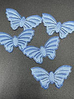 Метелик №145 (5шт) блакитний
