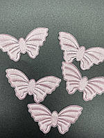 Метелик №144 (5шт) рожевий