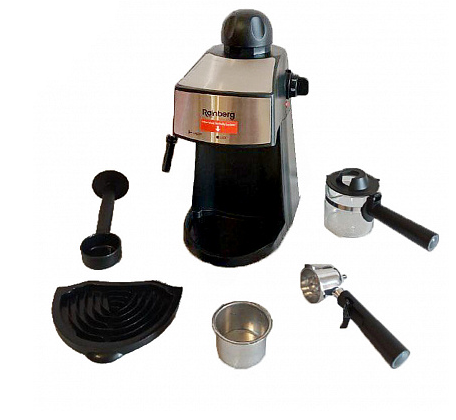 Электрическая капельная кофеварка с капучинатором рожковая експрессо Espresso Rainberg RB-8111 кофемашина - фото 1 - id-p2182921678
