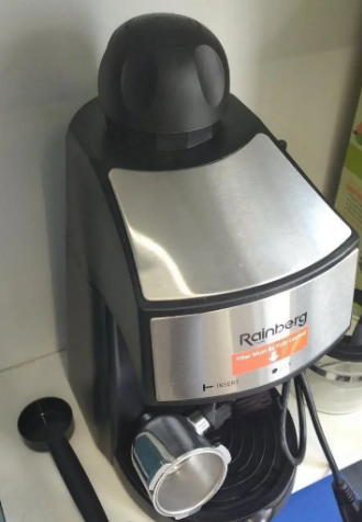 Электрическая капельная кофеварка с капучинатором рожковая експрессо Espresso Rainberg RB-8111 кофемашина - фото 2 - id-p2182921678