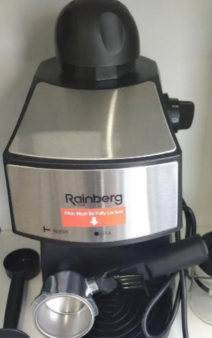 Электрическая капельная кофеварка с капучинатором рожковая експрессо Espresso Rainberg RB-8111 кофемашина - фото 3 - id-p2182921678