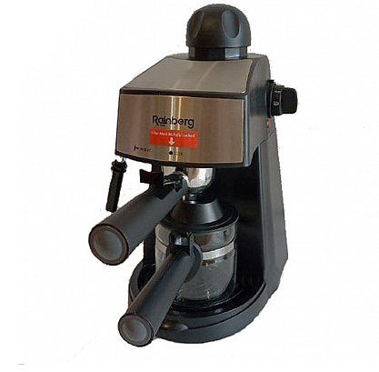 Электрическая капельная кофеварка с капучинатором рожковая експрессо Espresso Rainberg RB-8111 кофемашина - фото 5 - id-p2182921678