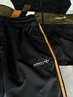 Чоловічий спортивний костюм Adidas Вітровка + Штани чорний Комплект Адідас із плащівки весняний, фото 3