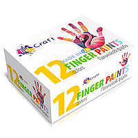 Набор пальчиковых красок Art Craft 5025-AC 12 цветов по 20 мл