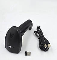 Сканер штрих-кодів лазерний бездротовий Mobitehnika MT-2358 чорний USB (MT-2358)