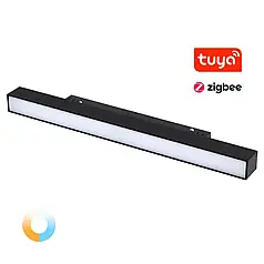 LED світильник трековий Mi-light TUYA CCT 12W 2700-6500К чорний SPL-MF2-12AZL