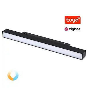 LED світильник трековий Mi-light TUYA CCT 12W 2700-6500К чорний SPL-MF2-12AZL, фото 2