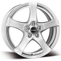 Borbet F R15 W6 PCD4x100 ET35 DIA64.1 Brilliant Silver