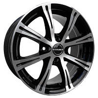 Borbet X8 R15 W7 PCD4x98 ET35 DIA64.1 BLACK POLISHED