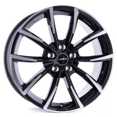 AUTEC Astana R19 W8 PCD5x112 ET27 DIA66.6 BLACK POLISHED - фото 1 - id-p2182927323