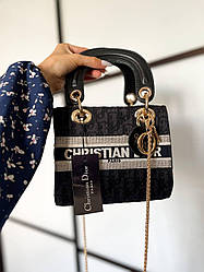 Жіноча сумка Крістіан Діор чорна Christian Dior Black