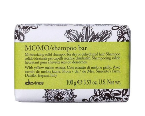 Твердий шампунь для зволоження сухого волосся Davines Momo Shampoo Bar 100 мл
