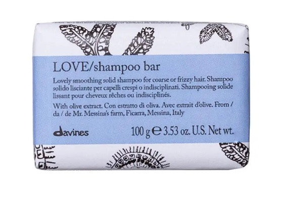 Твердий шампунь для розгладження жорсткого волосся Davines Love Smoothing Shampoo Bar 100 мл